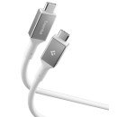 Spigen Essential EB24012CC câble USB USB4 Gen 3x2 1,2 m USB C 40 Gbit/s 240 W Blanc