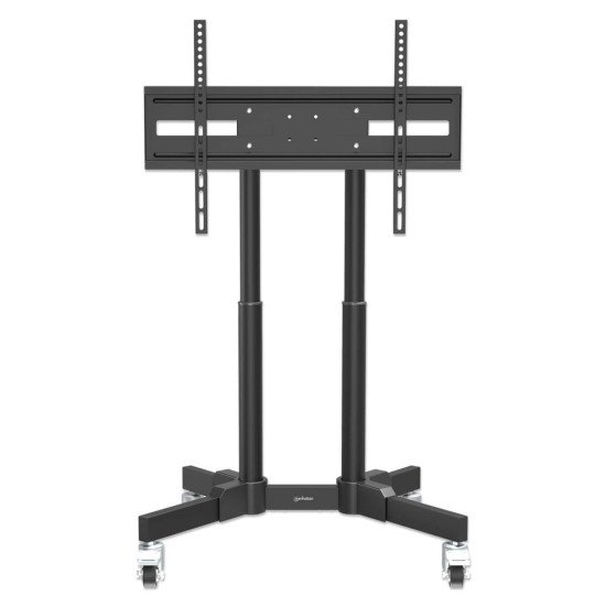 Manhattan Supporte une TV de 23" à 70" jusqu'à 40 kg, Inclinaison de +45°, faible hauteur, idéal pour les scènes et les notes de présentation, noir