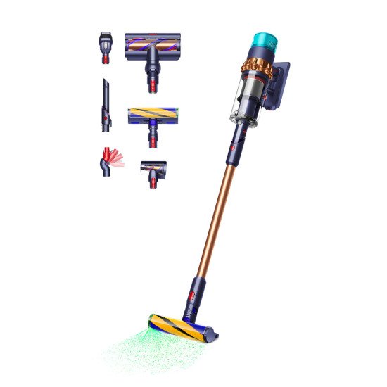 Dyson Gen5detect Batterie Sec HEPA Sans sac Bleu, Cuivre