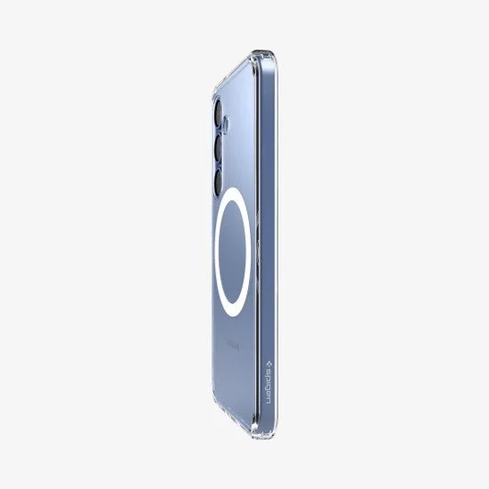 Spigen Ultra Hybrid (MagFit) coque de protection pour téléphones portables 17 cm (6.7") Housse Transparent, Blanc Spigen Ultra Hybrid (MagFit) coque de protection pour téléphones portables 17 cm (6.7") Housse Transparent, Blanc