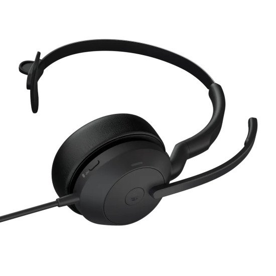 Jabra Evolve2 50 Casque Avec fil Arceau Bureau/Centre d'appels USB Type-C / USB Type-A Bluetooth Noir