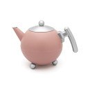 Bredemeijer Bella Ronde Théière simple 1200 ml Rose Bredemeijer Bella Ronde Théière simple 1200 ml Rose