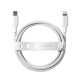PanzerGlass empower by ® Racing 60W USB-C to Lightning Cable | USB 2.0 | 1.2M | Silver White câble USB Blanc