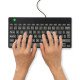 R-Go Tools Clavier ergonomique R-Go Compact Break, clavier compact avec logiciel de pause, AZERTY (BE), filaire, noir