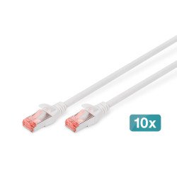 Digitus CAT 6 S/FTP câble patch, 10 pièces