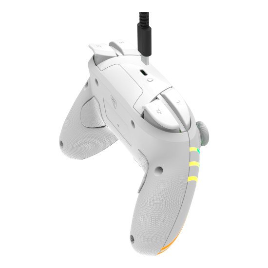 Turtle Beach Afterglow Wave Blanc Manette de gaming RGB sans fil Sous licence officielle pour Nintendo Switch 2