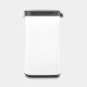 Brabantia Bo Waste Bin 4 L Rectangulaire Acier Noir, Blanc Brabantia Bo Waste Bin 4 L Rectangulaire Acier Noir, Blanc