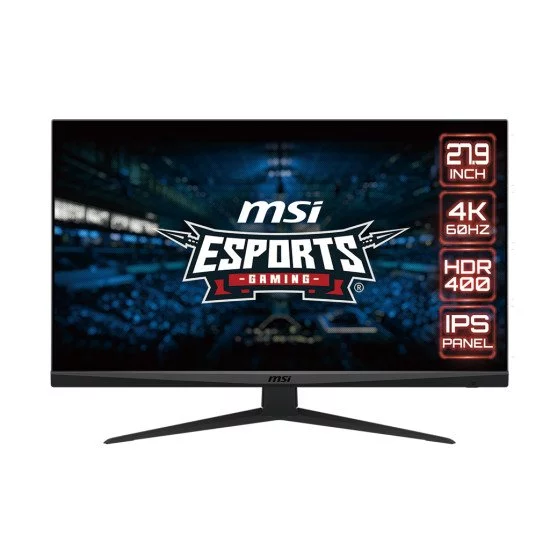 MSI G281UVDE écran PC 68,6 cm (27") 3840 x 2160 pixels 2K Ultra HD Noir MSI G281UVDE écran PC 68,6 cm (27") 3840 x 2160 pixels 2K Ultra HD Noir