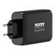 Port Designs 902107EU chargeur d'appareils mobiles Universel Noir Secteur Charge rapide Intérieure