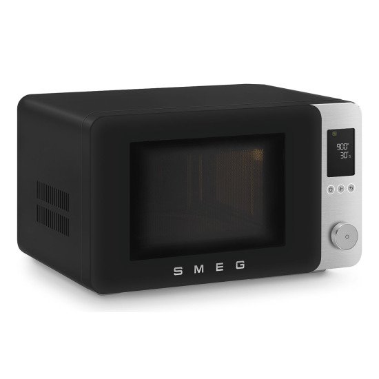 Smeg MOC02BLMEU micro-onde Noir Micro-onde combiné Comptoir 27 L 1450 W
