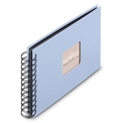 Hama 00009863 album photo et protège-page Bleu 50 feuilles Reliure spiralée
