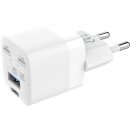 Vision TC-PUSBEU/30 chargeur d'appareils mobiles Ordinateur portable, Smartphone, Tablette Blanc Secteur Charge rapide Intérieure