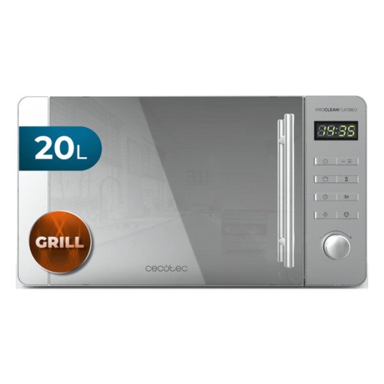 Cecotec Proclean 5120 Flatbed Mirror Gris Micro-ondes grill Comptoir 20 L 700 W