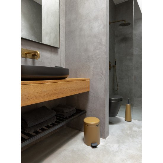 Brabantia NewIcon 5 L Rond Acier Or