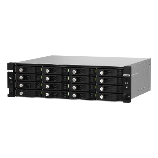 QNAP TL-R1620Sdc Boîtier disque dur/SSD Noir 2.5/3.5"