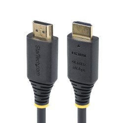 StarTech.com Câble HDMI Haut Débit de 4m Certifié Premium, 4K 60Hz/1440p 144Hz, HDR10/HDCP 2.2/ARC, 18Gbps, Cordon HDMI 2.0 UHD pour TV/Moniteur/Affichage, Gaine TPE StarTech.com Câble HDMI Haut Débit de 4m Certifié Premium, 4K 60Hz/1440p 144Hz, HDR10/HDCP 2.2/ARC, 18Gbps, Cordon HDMI 2.0 UHD pour TV/Moniteur/Affichage, Gaine TPE