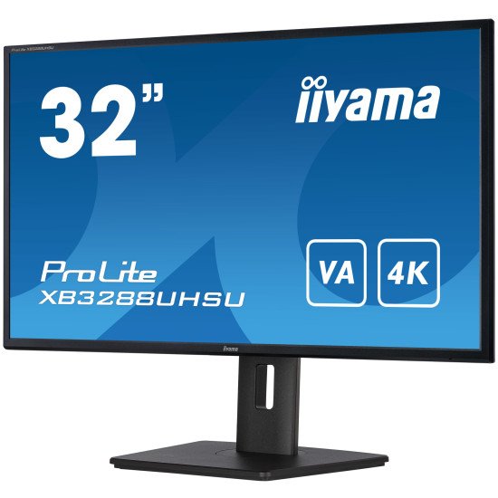 iiyama ProLite XB3288UHSU-B5 écran PC 80 cm (31.5") 3840 x 2160 pixels 4K Ultra HD LCD Noir