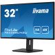 iiyama ProLite XB3288UHSU-B5 écran PC 80 cm (31.5") 3840 x 2160 pixels 4K Ultra HD LCD Noir