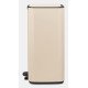 Brabantia Bo Pedal Bin 30 L Rectangulaire Acier Beige