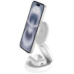 Belkin WIZ035kqWH Écouteurs, Smartphone Blanc USB Recharge sans fil Charge rapide Intérieure