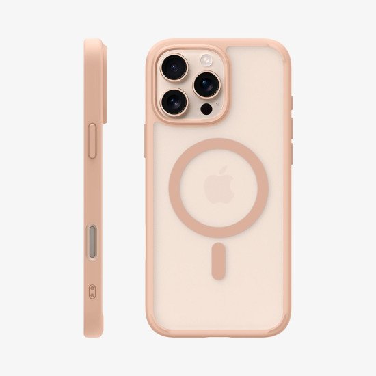 Spigen Ultra Hybrid T (MagFit + Camera Control) coque de protection pour téléphones portables 16 cm (6.3") Housse Rose Spigen Ultra Hybrid T (MagFit + Camera Control) coque de protection pour téléphones portables 16 cm (6.3") Housse Rose