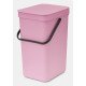 Brabantia Sort & Go 12 L Rectangulaire Plastique recyclé Rose