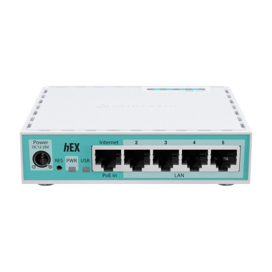 Mikrotik hEX Routeur connecté Gigabit Ethernet Mikrotik hEX Routeur connecté Gigabit Ethernet