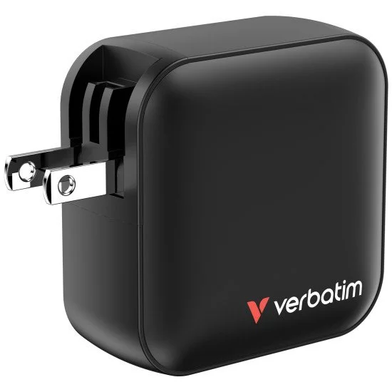 Verbatim Mini GaN Charger 100W Universel Noir Secteur Charge rapide Intérieure Verbatim Mini GaN Charger 100W Universel Noir Secteur Charge rapide Intérieure
