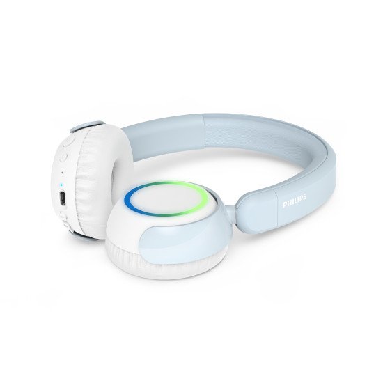 Philips TAK4200B Casque Avec fil &sans fil Arceau Appels/Musique Bluetooth Blanc, Bleu