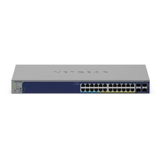 NETGEAR 24P GE POE++SMART SWTH W/10G SFP+GS72