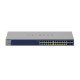 NETGEAR 24P GE POE++SMART SWTH W/10G SFP+GS72