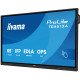 iiyama TE6513A-B2AG Écran d'affichage dynamique Écran plat interactif 163,8 cm (64.5") Wifi 500 cd/m² 4K Ultra HD Noir Écran tactile Intégré dans le processeur Android 24/7