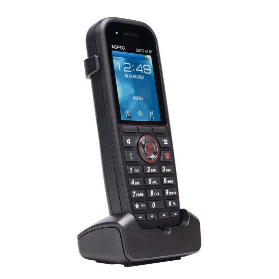 AGFEO DECT 44 IP téléphone fixe Noir TFT
