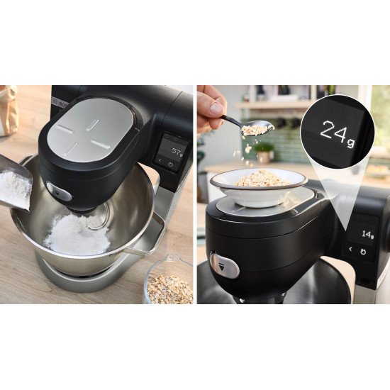 Bosch Serie 6 MUMS6ZS17 robot de cuisine 1600 W 5,5 L Noir, Acier inoxydable