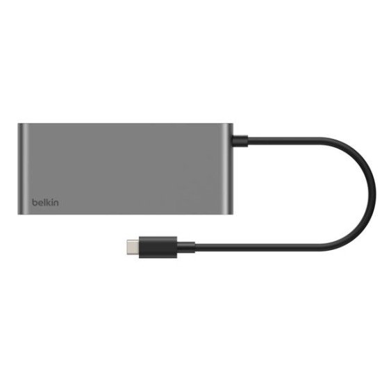 Belkin INC024HQSGY hub & concentrateur USB Type-C 10000 Mbit/s Gris