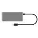Belkin INC024HQSGY hub & concentrateur USB Type-C 10000 Mbit/s Gris