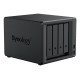 Synology DiskStation DS925+ serveur de stockage NAS Ryzen Embedded V1500B 4 Go DDR4 0 To Noir Synology DiskStation DS925+ serveur de stockage NAS Ryzen Embedded V1500B 4 Go DDR4 0 To Noir