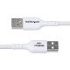 StarTech.com Câble de Charge USB-A vers USB-C de 3m, Charge et Synchronisation, 3A, USB 2.0, Gaine TPE - Cordon de Charge USB Blanc StarTech.com Câble de Charge USB-A vers USB-C de 3m, Charge et Synchronisation, 3A, USB 2.0, Gaine TPE - Cordon de Charge USB Blanc