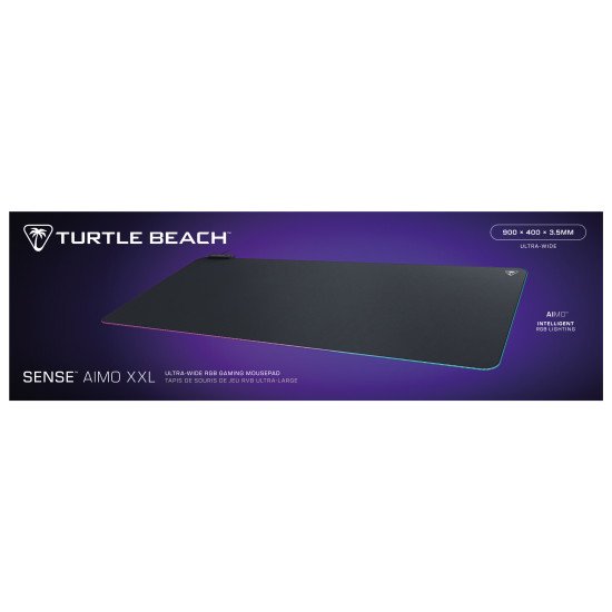 Turtle Beach Sense AIMO XXL – Tapis De Souris De Jeu RGB Ultralarge