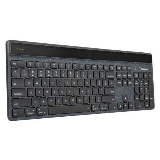 Targus Sustainable Energy Harvesting EcoSmart clavier Bluetooth AZERTY Français Noir