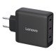 Lenovo G0A6100BEU chargeur d'appareils mobiles Universel Noir Secteur Charge rapide Intérieure