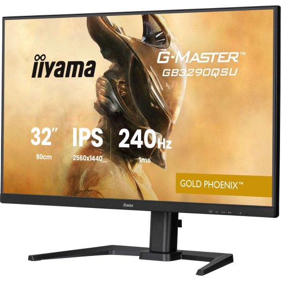 iiyama G-MASTER GB3290QSU-B1 écran PC 80 cm (31.5") 2560 x 1440 pixels 2K Ultra HD LED Noir iiyama G-MASTER GB3290QSU-B1 écran PC 80 cm (31.5") 2560 x 1440 pixels 2K Ultra HD LED Noir