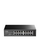 Cudy 16-Port Gigabit Easy-Managed Switch, GS1016E 1.0 Géré L2 Gigabit Ethernet (10/100/1000) Noir