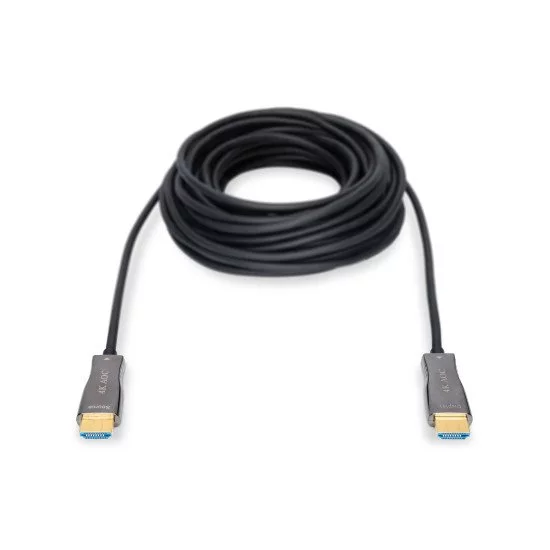 Digitus Câble de fibre optique hybride HDMI® AOC, UHD 4K, 10 m Digitus Câble de fibre optique hybride HDMI® AOC, UHD 4K, 10 m