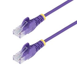 StarTech.com Câble Ethernet CAT6 Violet Fin de 10m, Sans Accroc, 100W PoE, UTP, LSZH, Fil de Cuivre Pur 28AWG, Cordon Patch Réseau RJ45 avec Serre-Câble, Contrôlé Fluke StarTech.com Câble Ethernet CAT6 Violet Fin de 10m, Sans Accroc, 100W PoE, UTP, LSZH, Fil de Cuivre Pur 28AWG, Cordon Patch Réseau RJ45 avec Serre-Câble, Contrôlé Fluke