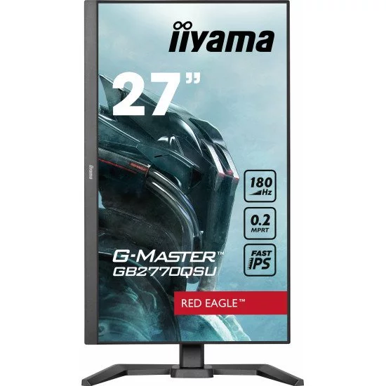 iiyama G-MASTER GB2770QSU-B6 écran PC 68,6 cm (27") 2560 x 1440 pixels 2K Ultra HD Noir iiyama G-MASTER GB2770QSU-B6 écran PC 68,6 cm (27") 2560 x 1440 pixels 2K Ultra HD Noir