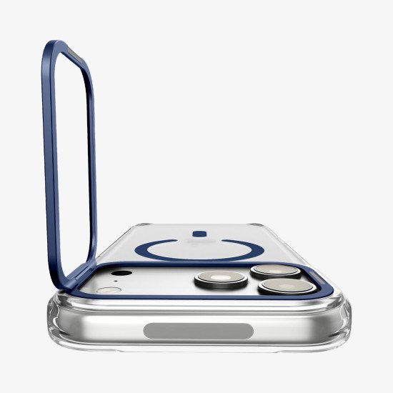 Spigen Ultra Hybrid Optik S (Mag Fit) coque de protection pour téléphones portables 16 cm (6.3") Housse Transparent, Bleu