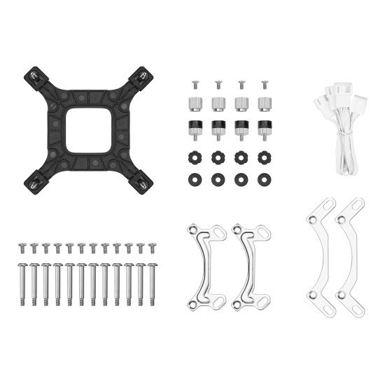 DeepCool LE360 WH V2 Processeur Refroidisseur de liquide tout-en-un 12 cm Blanc 1 pièce(s)