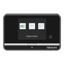 Albrecht DR 521 Portable Analogique et numérique Noir