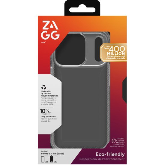 ZAGG Luxe coque de protection pour téléphones portables 16 cm (6.3") Housse Transparent ZAGG Luxe coque de protection pour téléphones portables 16 cm (6.3") Housse Transparent
